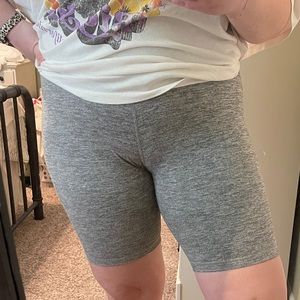 High waisted stretchy comfy biker shorts